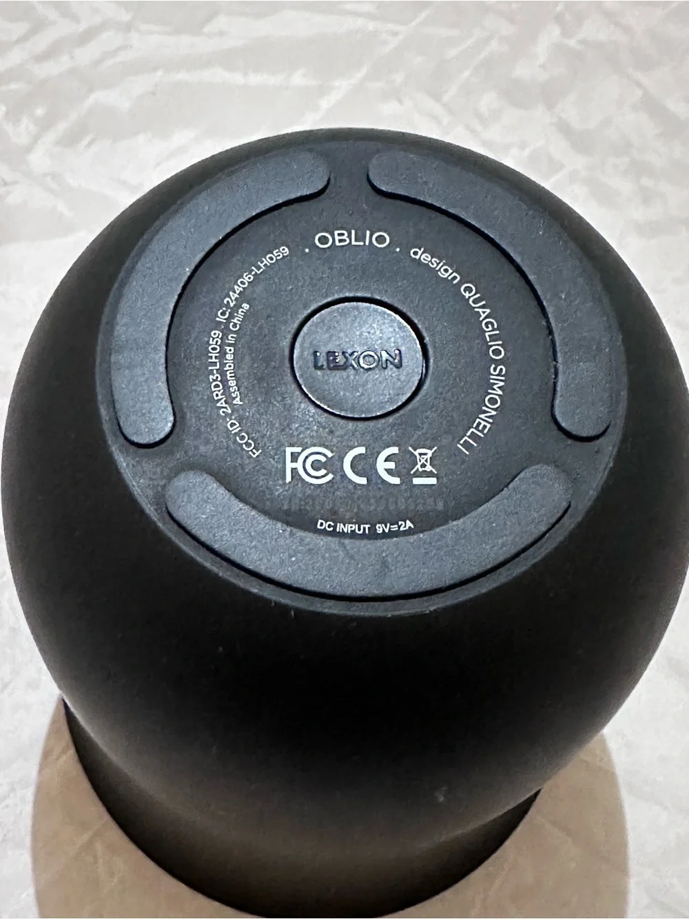 Oblio Lexon | Wireless Charger + UV Santizer